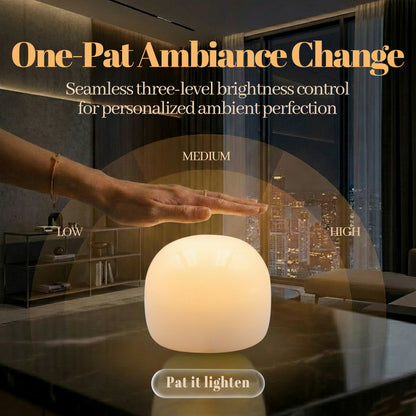 Ice White Jade Marble Cordless Touch Lamp Marmor