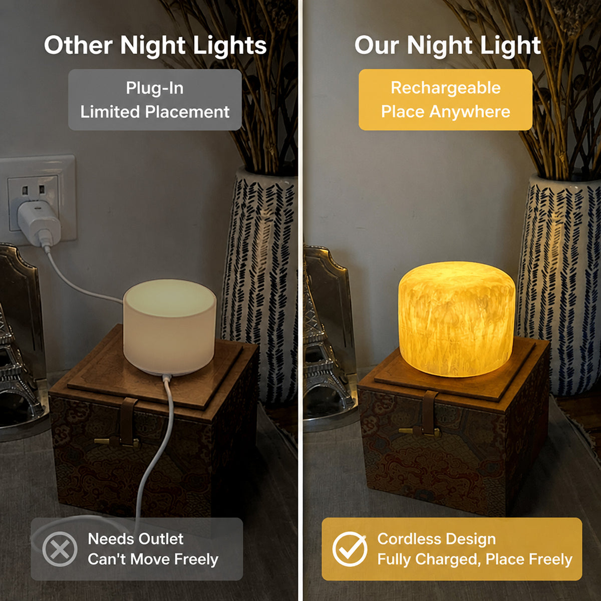Golden jade natural stone lamp for bedroom and living room