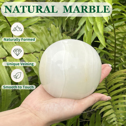 Ice White Jade Marble Cordless Touch Lamp Marmor