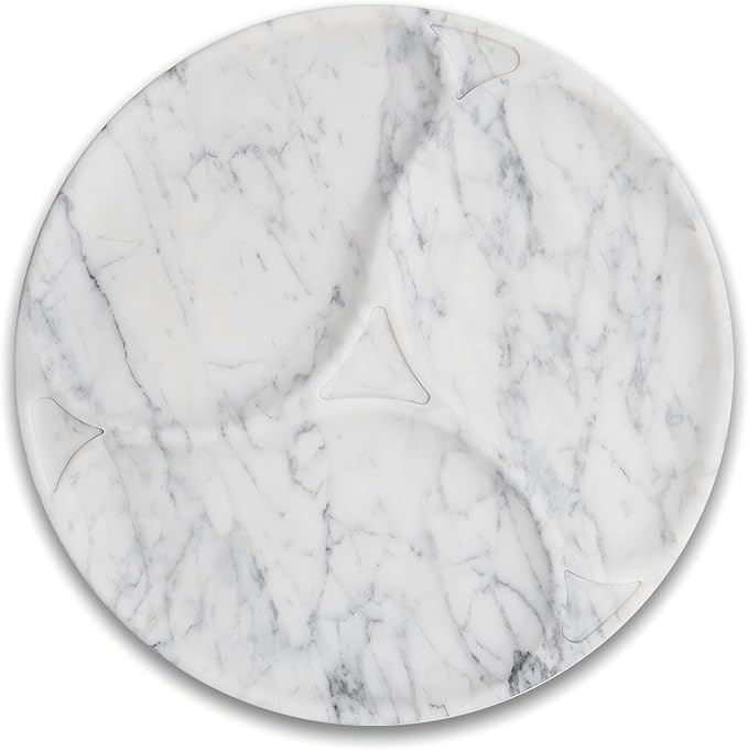 Marmor 100% Natural Marble Bathroom Tray for Perfume, Candles, Jewelry Stone Vanity, Bathroom & Kitchen Counter Organizer and Home Decor