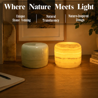 Close-up of emerald jade marble lamp stone pattern