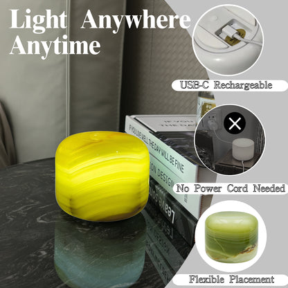 Marmor Ancient Emerald Natural Marble Touch Lamp Marmor