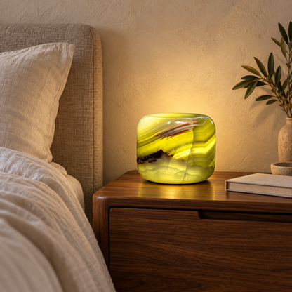 Marmor Ancient Emerald Natural Marble Touch Lamp Marmor