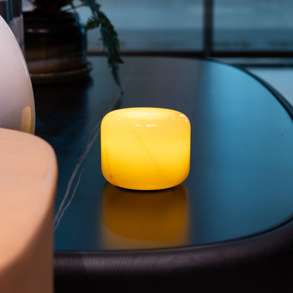 Portable natural marble touch lamp for home lighting
