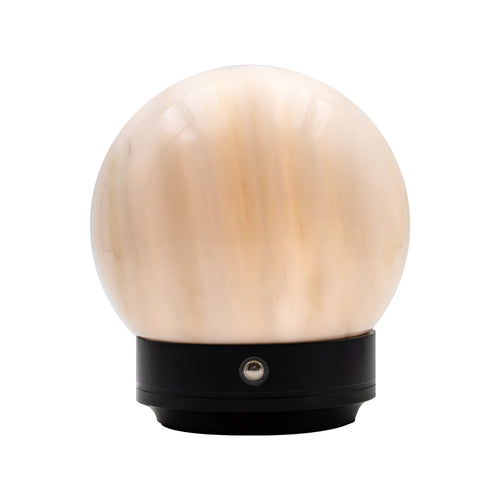 Marble Moon Touch lamp(Grey Base)
