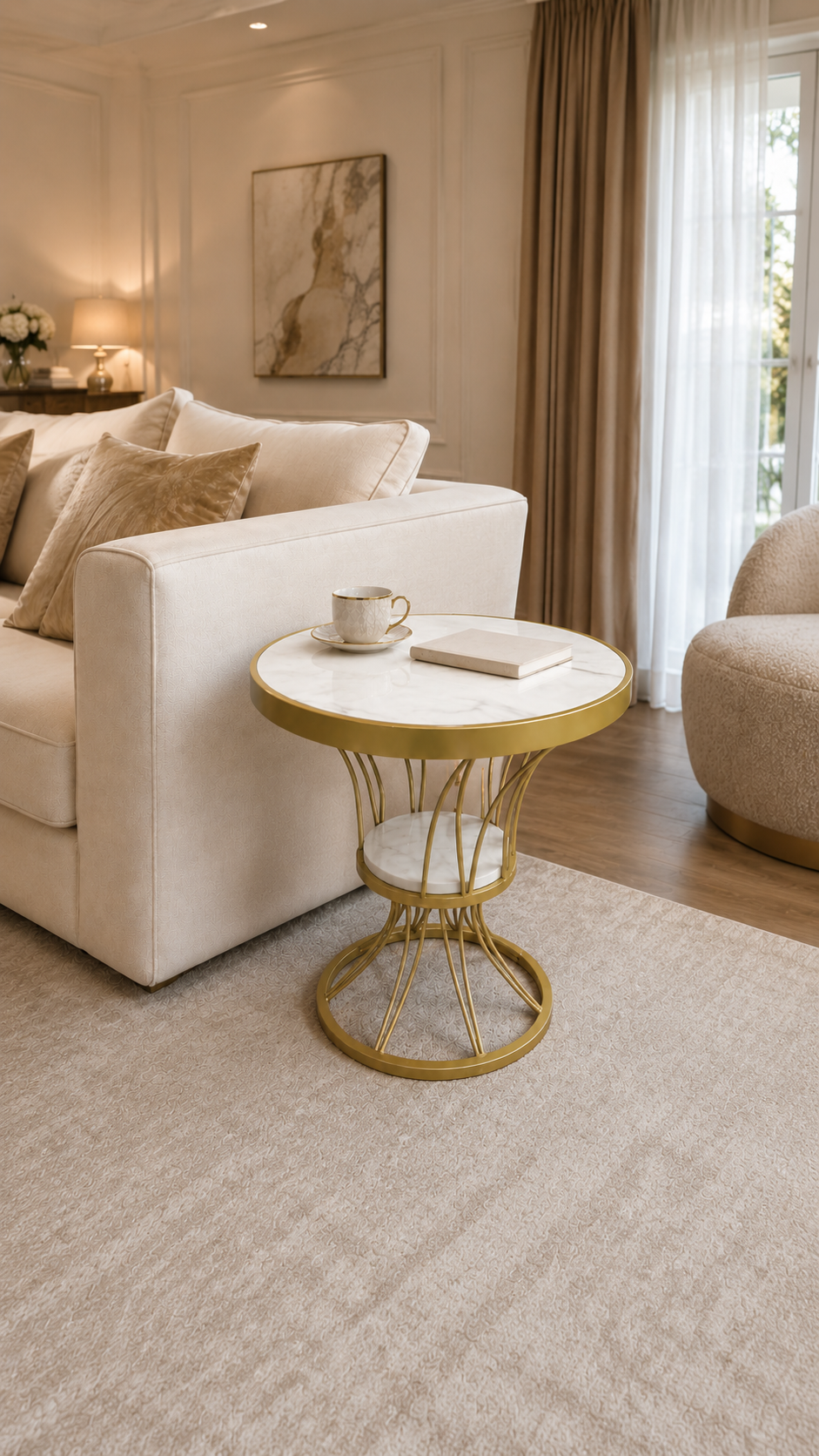 Marble Side Table
