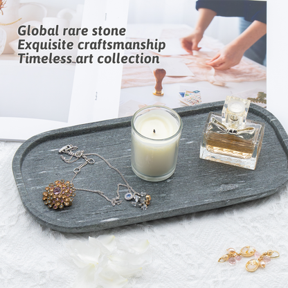 Marmor Natural Marble Bathroom Tray - Grey Marmor
