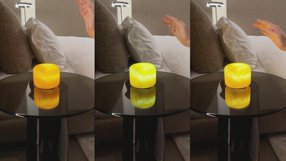 Golden Jade Cordless Marble Lamp for Bedroom and Home Decor