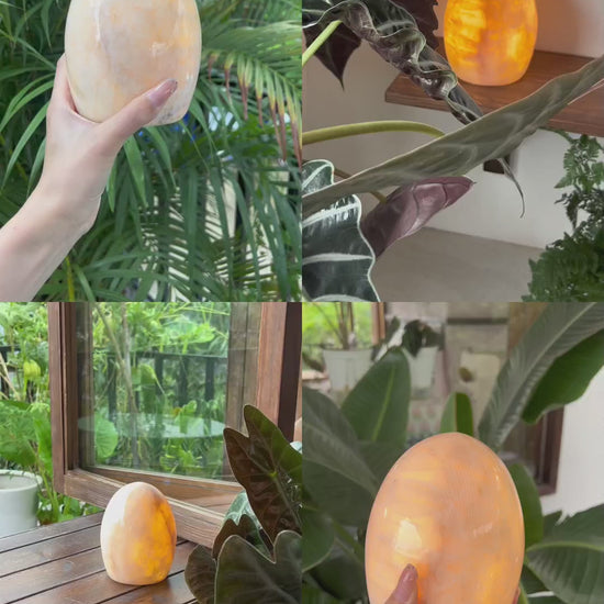 Easter Egg Marble Touch Lamp – Elegant Portable Home Lighting