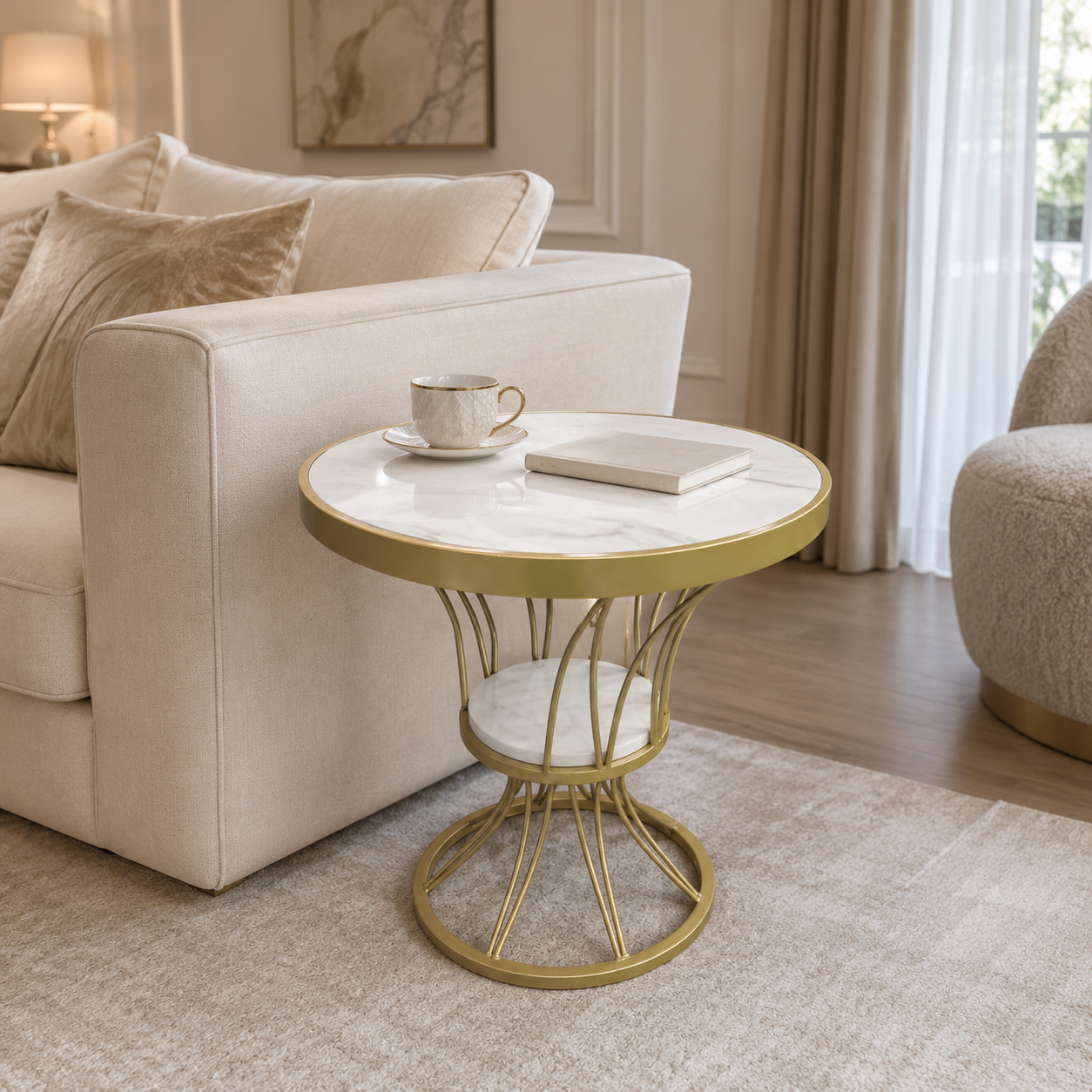 Marble Side Table