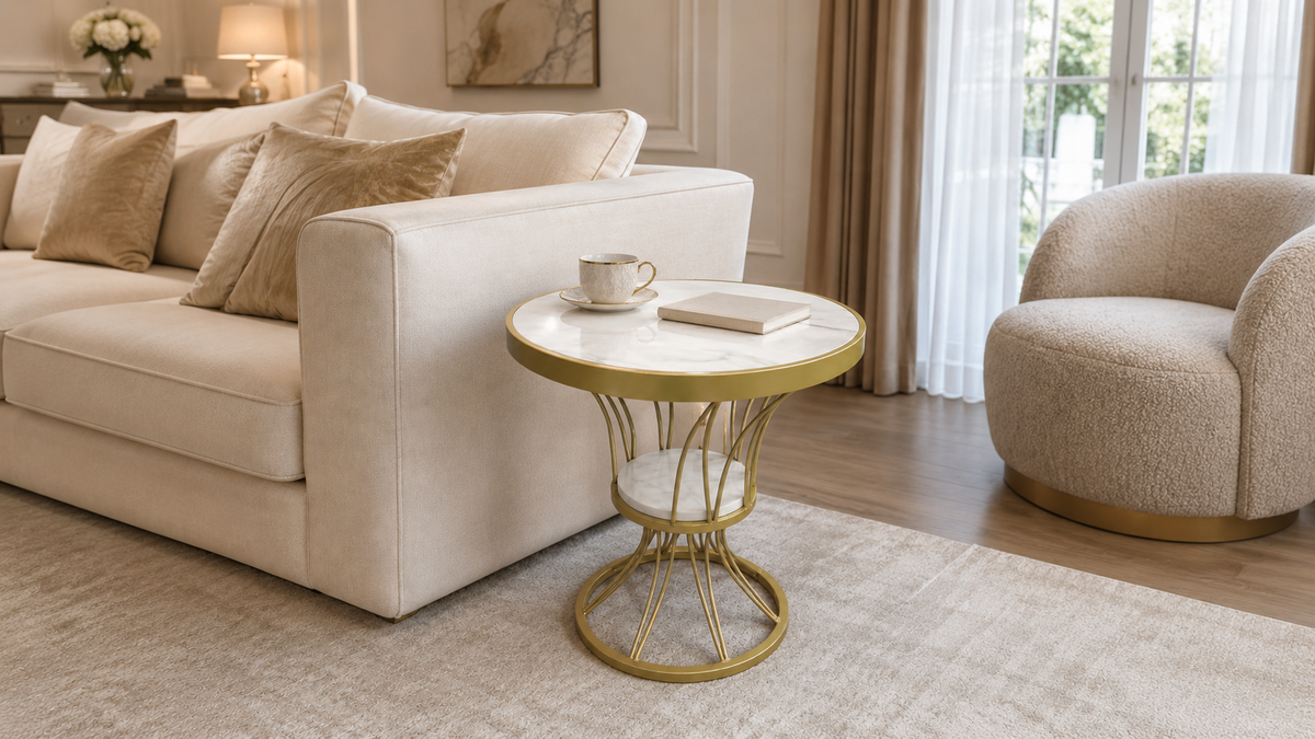 Marble Side Table